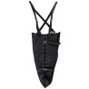 Ouch! Xtreme Camisole pour Bras Lace-Up Full Noire